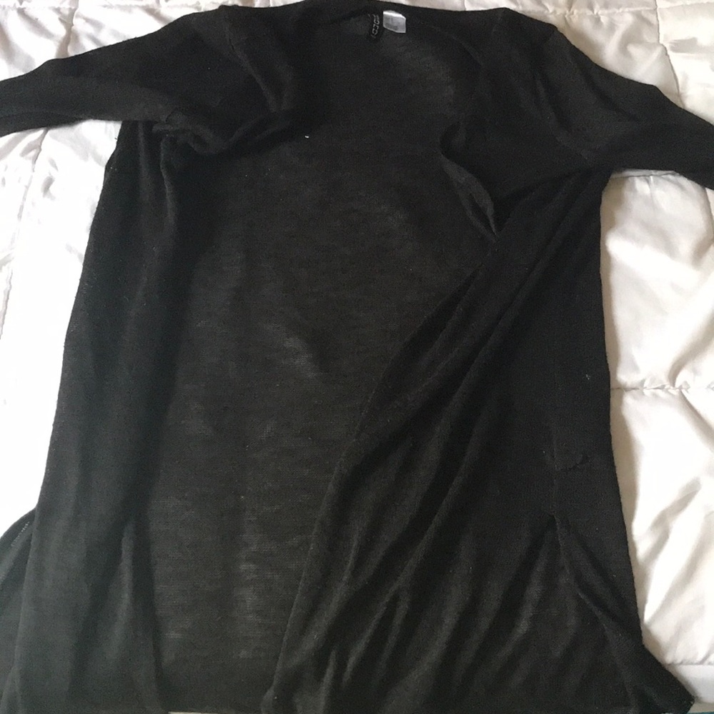All black stylish black sweater